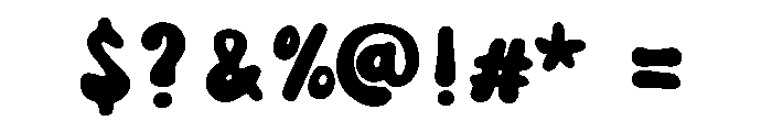 Retro Vibrant Regular Font OTHER CHARS