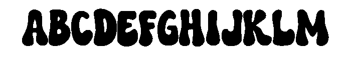 Retro Vibrant Regular Font UPPERCASE
