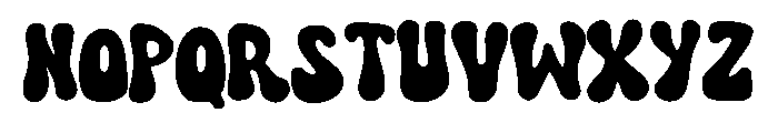 Retro Vibrant Regular Font UPPERCASE