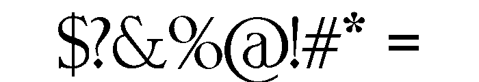 Retro Vives Font OTHER CHARS