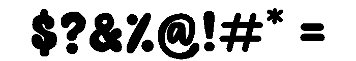 Retro Waffle Font OTHER CHARS