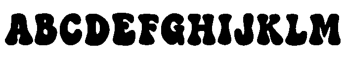 Retro Waffle Font UPPERCASE