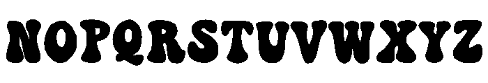 Retro Waffle Font UPPERCASE