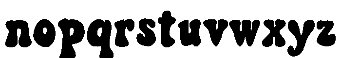 Retro Waffle Font LOWERCASE