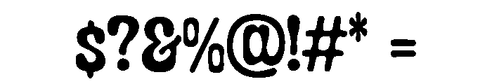 Retro_Wish Font OTHER CHARS