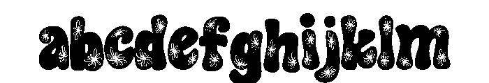 Retro fireworks FONT