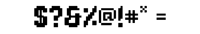 RetroPix Font OTHER CHARS