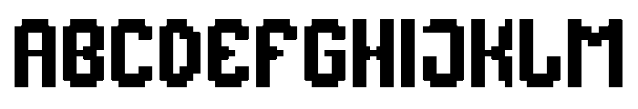 RetroPix Font UPPERCASE
