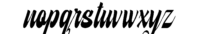 Retrobeat Font LOWERCASE