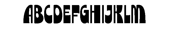 Retrofleux Font UPPERCASE