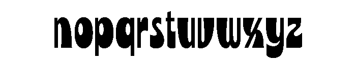 Retrofleux Font LOWERCASE