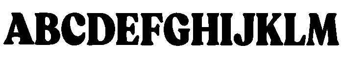 Retroleta Font UPPERCASE