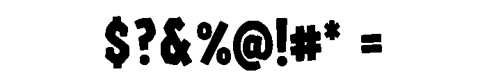Retrovale Font OTHER CHARS