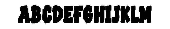Retrovale Font UPPERCASE
