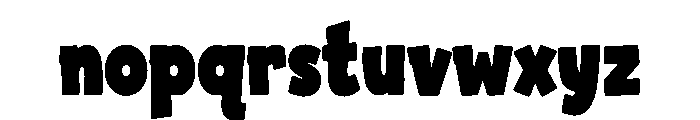 Retrovale Font LOWERCASE