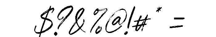 Rettabelle Italic Font OTHER CHARS