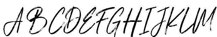 Rettabelle Italic Font UPPERCASE