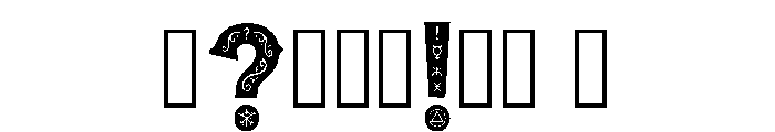 Reuss Regular Font OTHER CHARS