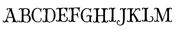 Reveal Font UPPERCASE