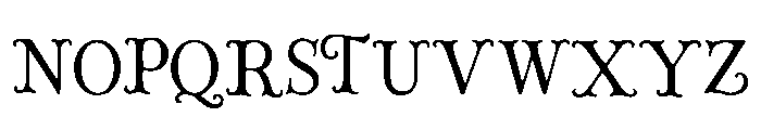 Reveal Font UPPERCASE