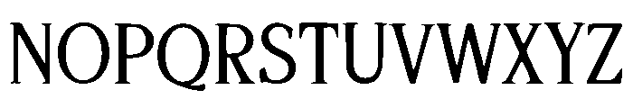 Reverse Contrast Font UPPERCASE