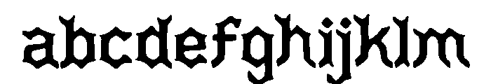 Reverse Fraktur FONT