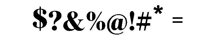 RevioraRegular Font OTHER CHARS
