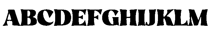 Reviorn Font UPPERCASE