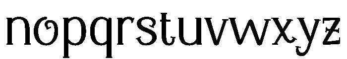 Reviving Christmas Regular Font LOWERCASE