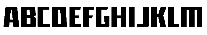 Revob Regular Font UPPERCASE