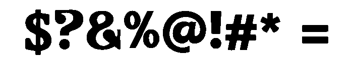 Revola Font OTHER CHARS