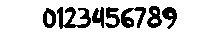 Revolt Brush Regular Font OTHER CHARS
