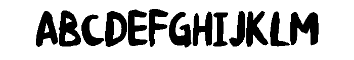 Revolt Brush Regular Font UPPERCASE