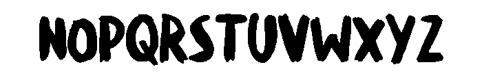 Revolt Brush Regular Font UPPERCASE