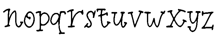 Reya Font LOWERCASE