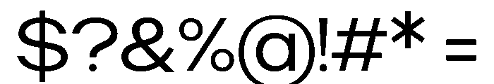 Reyda Regular Font OTHER CHARS