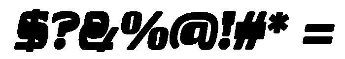 Reygrown Slant Font OTHER CHARS