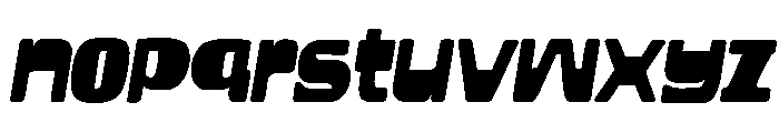 Reygrown Slant Font LOWERCASE