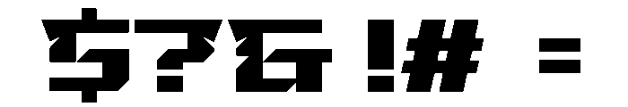 resbox Font OTHER CHARS