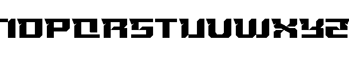 resbox Font LOWERCASE