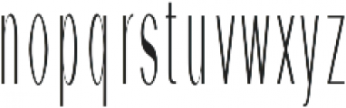 RE-Caravelle Thin UltraCondensed otf (100) Font LOWERCASE
