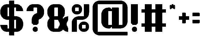 REALITY otf (400) Font OTHER CHARS