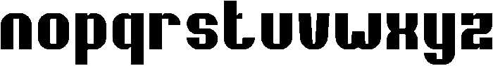 REALITY otf (400) Font LOWERCASE