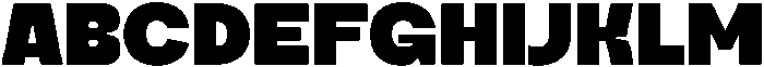 REBAR Regular otf (400) Font UPPERCASE