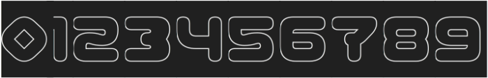 RECORD COMPANY-Hollow-Inverse otf (400) Font OTHER CHARS