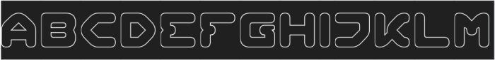 RECORD COMPANY-Hollow-Inverse otf (400) Font UPPERCASE