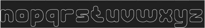 RECORD COMPANY-Hollow-Inverse otf (400) Font LOWERCASE