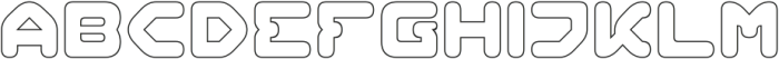 RECORD COMPANY-Hollow otf (400) Font UPPERCASE