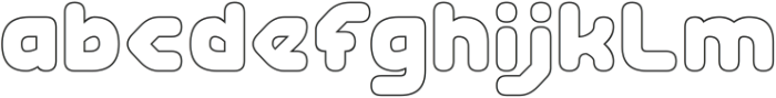 RECORD COMPANY-Hollow otf (400) Font LOWERCASE