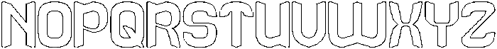 RECORD MOMENT-Hollow otf (400) Font UPPERCASE